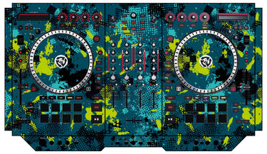 Numark NS 7 II Skin Conflict Green